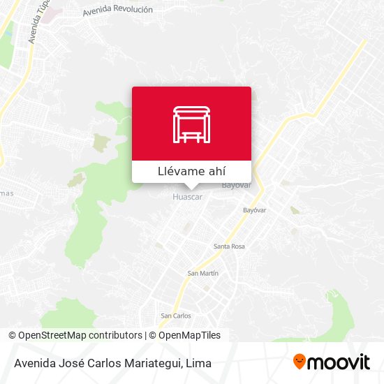 Mapa de Avenida José Carlos Mariategui