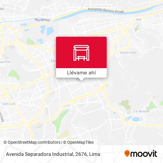 Mapa de Avenida Separadora Industrial, 2676