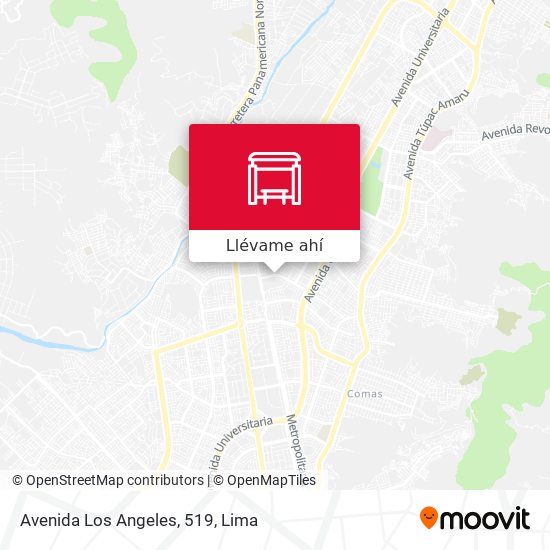 Mapa de Avenida Los Angeles, 519