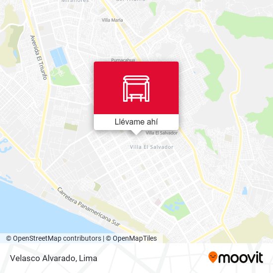 Mapa de Velasco Alvarado