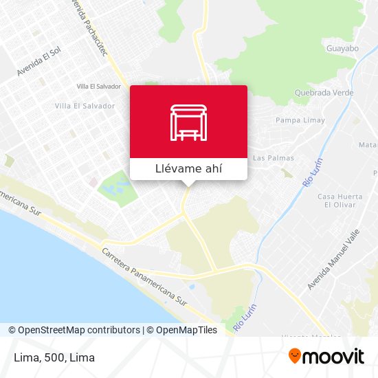 Mapa de Lima, 500