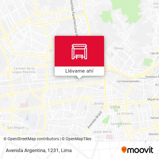 Mapa de Avenida Argentina, 1231