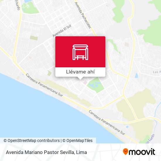 Mapa de Avenida Mariano Pastor Sevilla