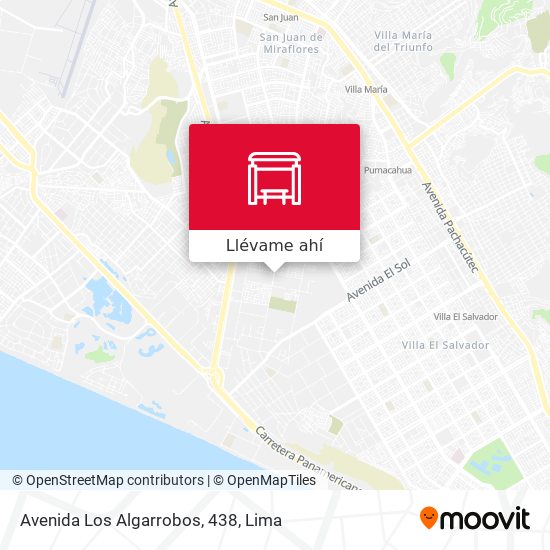 Mapa de Avenida Los Algarrobos, 438