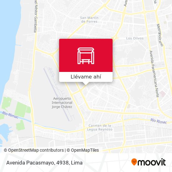 Mapa de Avenida Pacasmayo, 4938