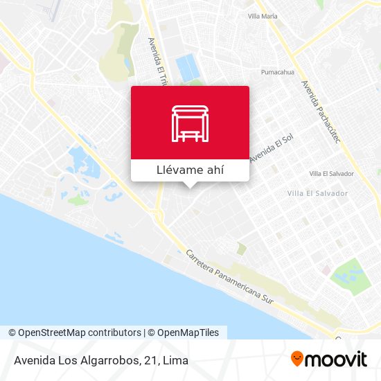 Mapa de Avenida Los Algarrobos, 21