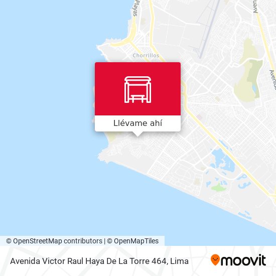 Mapa de Avenida Victor Raul Haya De La Torre 464