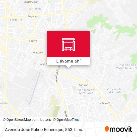 Mapa de Avenida Jose Rufino Echenique, 553