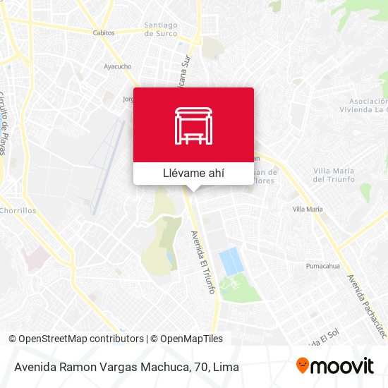 Mapa de Avenida Ramon Vargas Machuca, 70