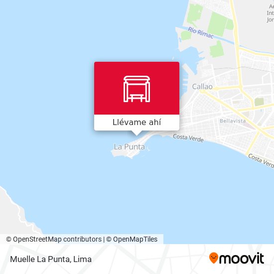 Mapa de Muelle La Punta