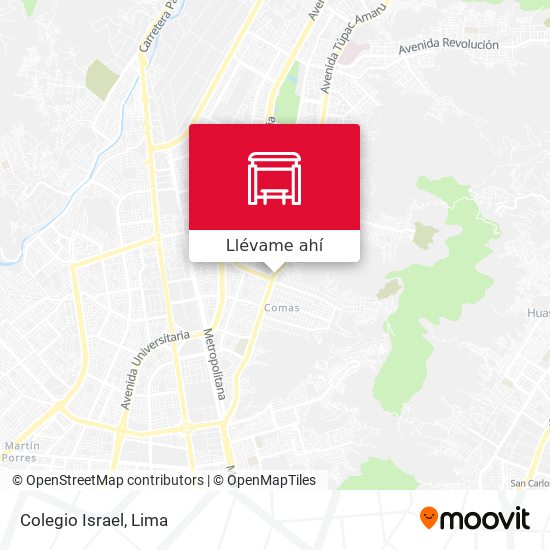 Mapa de Colegio Israel