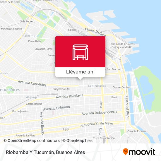 Mapa de Riobamba Y Tucumán