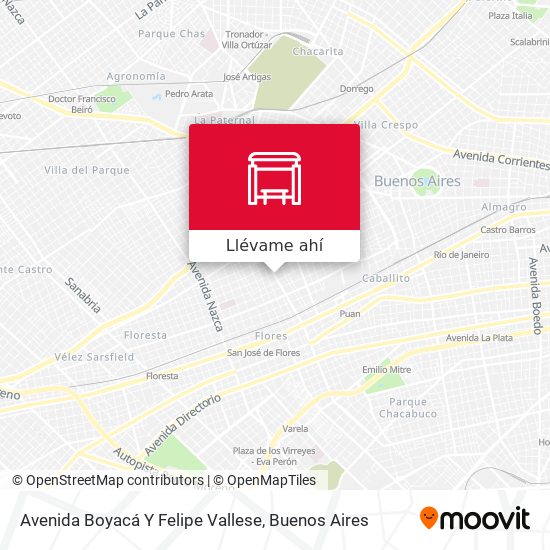 Mapa de Avenida Boyacá Y Felipe Vallese