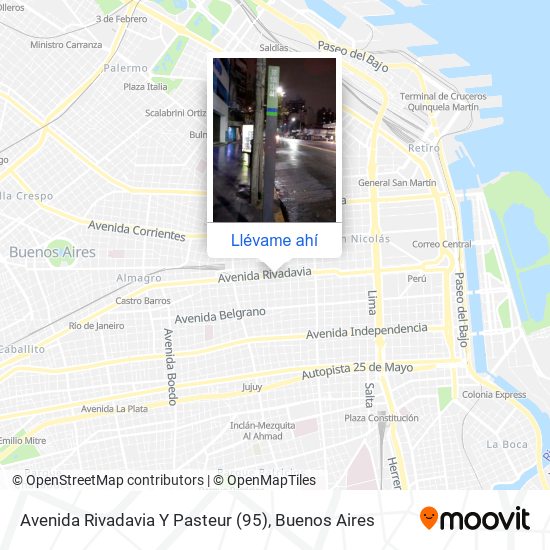 Mapa de Avenida Rivadavia Y Pasteur (95)