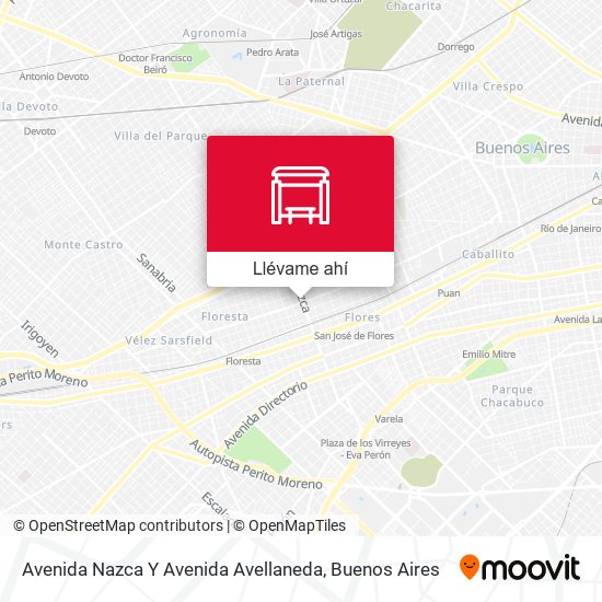 Mapa de Avenida Nazca Y Avenida Avellaneda