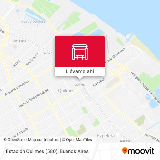 Mapa de Estación Quilmes (580)