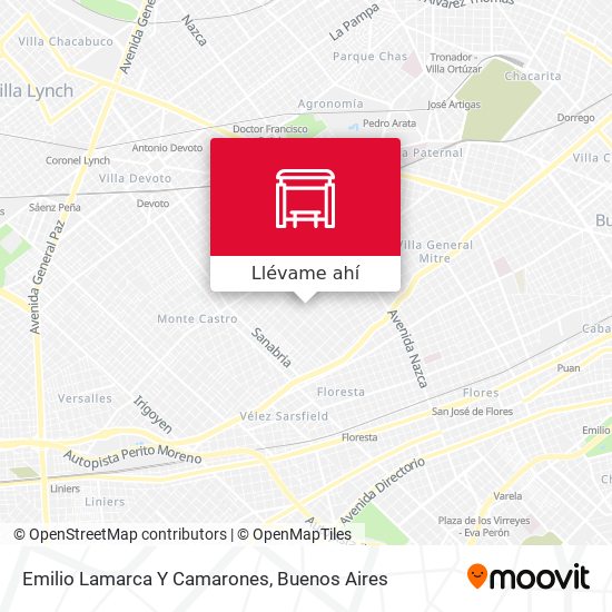 Mapa de Emilio Lamarca Y Camarones