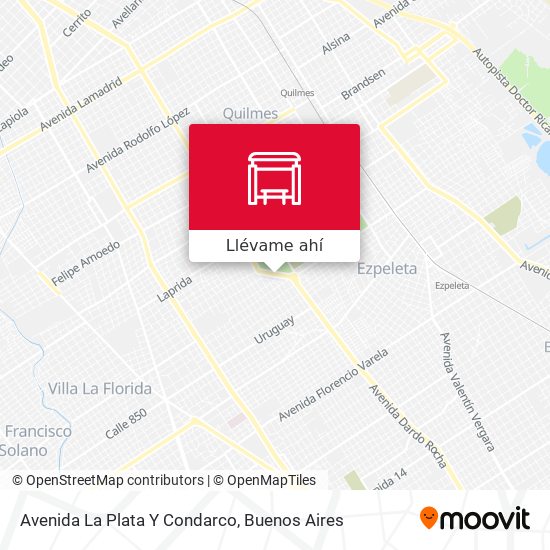 Mapa de Avenida La Plata Y Condarco