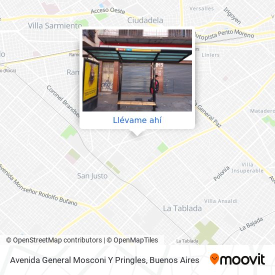 Mapa de Avenida General Mosconi Y Pringles