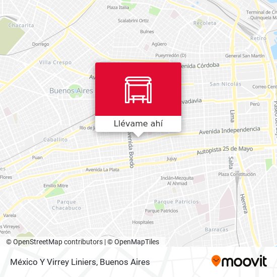 Mapa de México Y Virrey Liniers