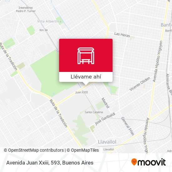 Mapa de Avenida Juan Xxiii, 593