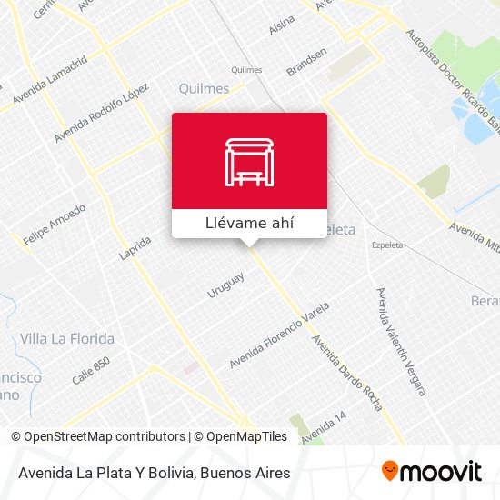 Mapa de Avenida La Plata Y Bolivia