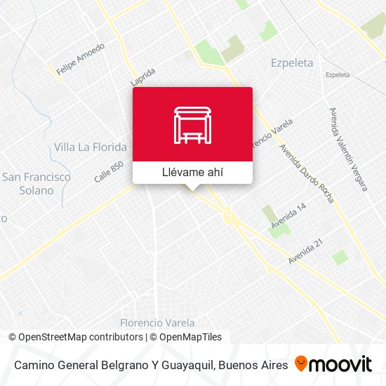 Mapa de Camino General Belgrano Y Guayaquil