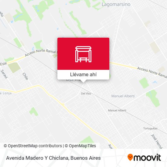 Mapa de Avenida Madero Y Chiclana