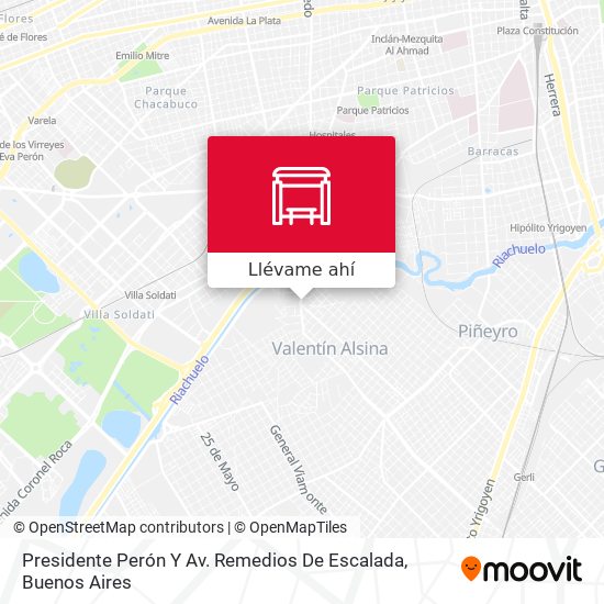 Mapa de Presidente Perón Y Av. Remedios De Escalada