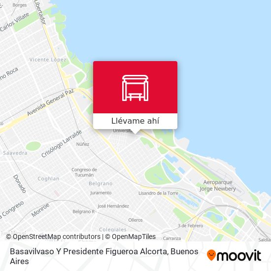 Mapa de Basavilvaso Y Presidente Figueroa Alcorta