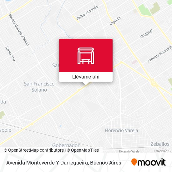 Mapa de Avenida Monteverde Y Darregueira
