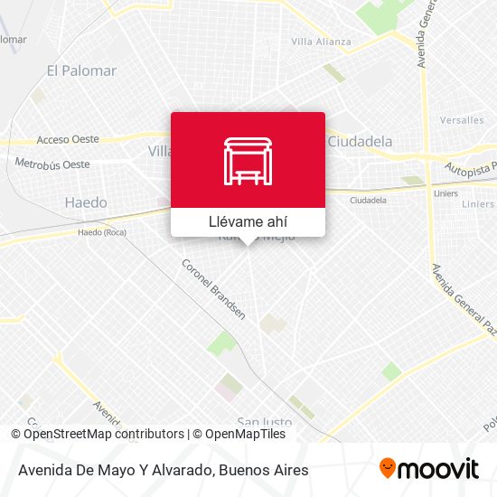 Mapa de Avenida De Mayo Y Alvarado