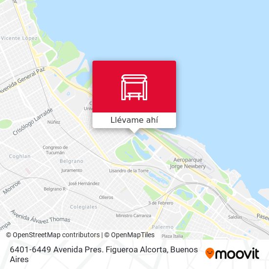 Mapa de 6401-6449 Avenida Pres. Figueroa Alcorta