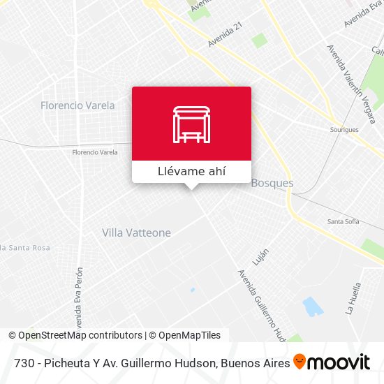 Mapa de 730 - Picheuta Y Av. Guillermo Hudson