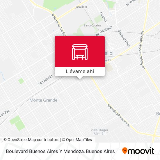 Mapa de Boulevard Buenos Aires Y Mendoza