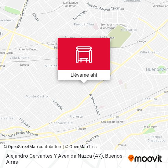 Mapa de Alejandro Cervantes Y Avenida Nazca (47)