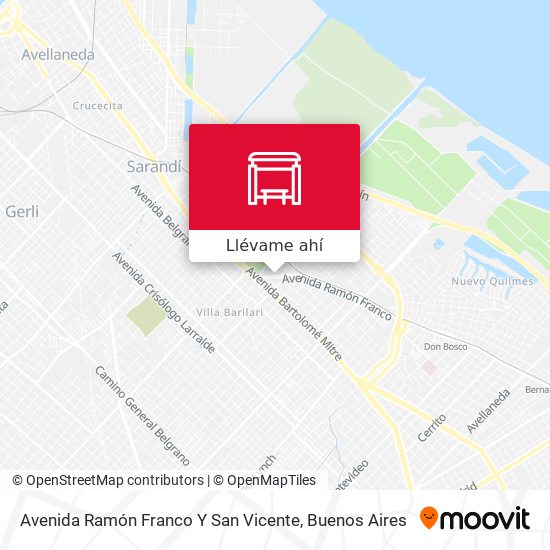 Mapa de Avenida Ramón Franco Y San Vicente