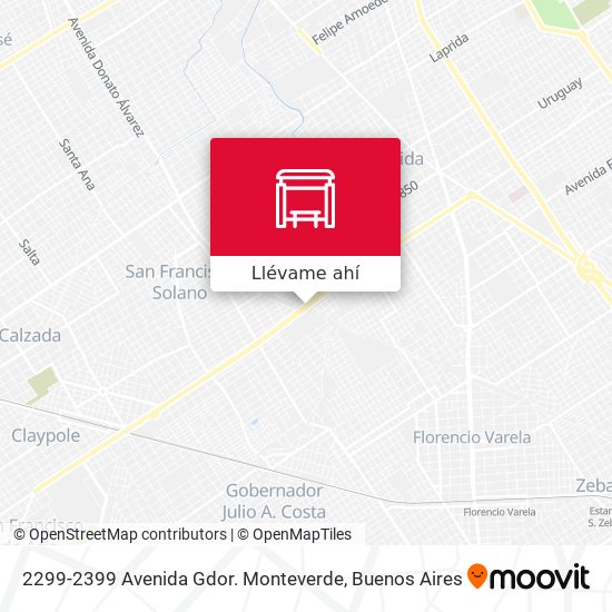 Mapa de 2299-2399 Avenida Gdor. Monteverde