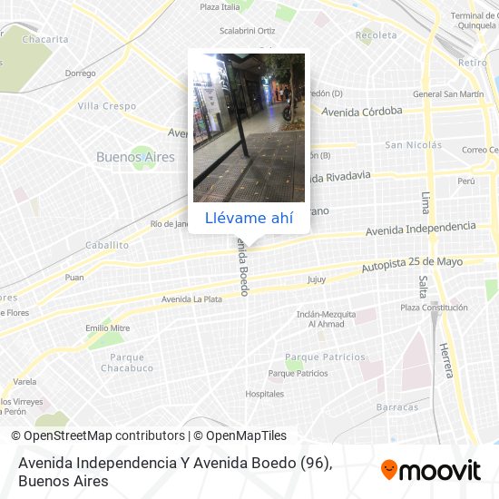 Mapa de Avenida Independencia Y Avenida Boedo (96)