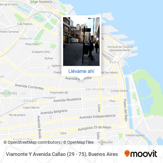 Mapa de Viamonte Y Avenida Callao (29 - 75)