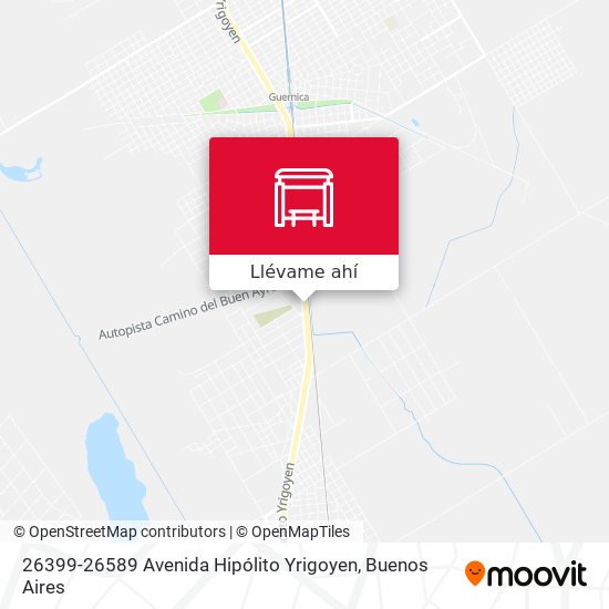 Mapa de 26399-26589 Avenida Hipólito Yrigoyen