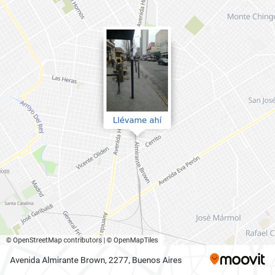Mapa de Avenida Almirante Brown, 2277