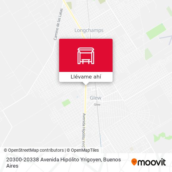 Mapa de 20300-20338 Avenida Hipólito Yrigoyen
