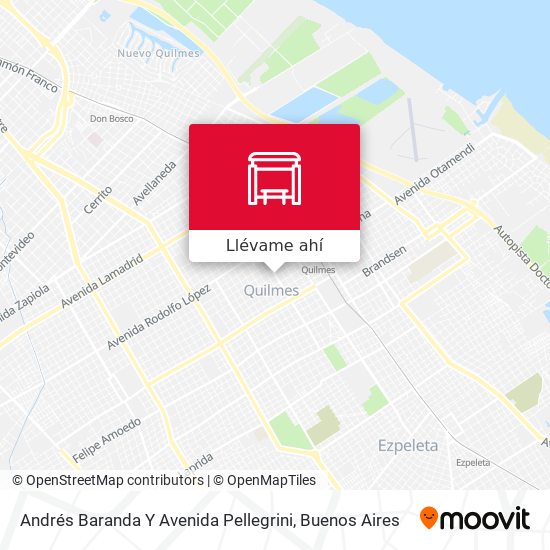 Mapa de Andrés Baranda Y Avenida Pellegrini