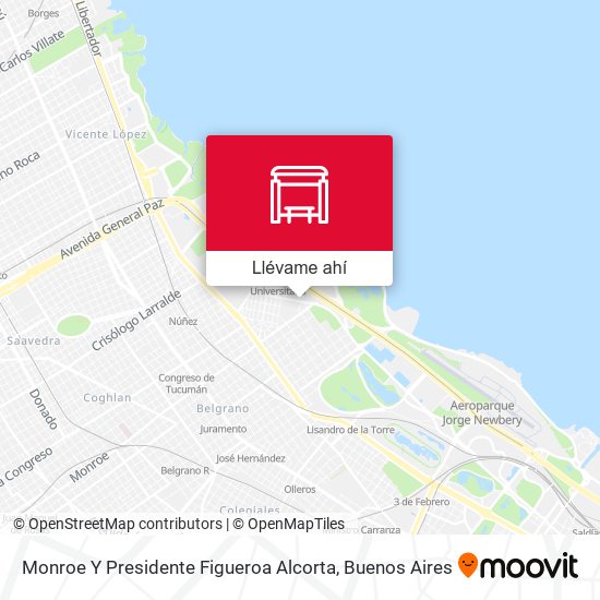 Mapa de Monroe Y Presidente Figueroa Alcorta