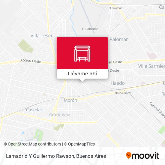 Mapa de Lamadrid Y Guillermo Rawson