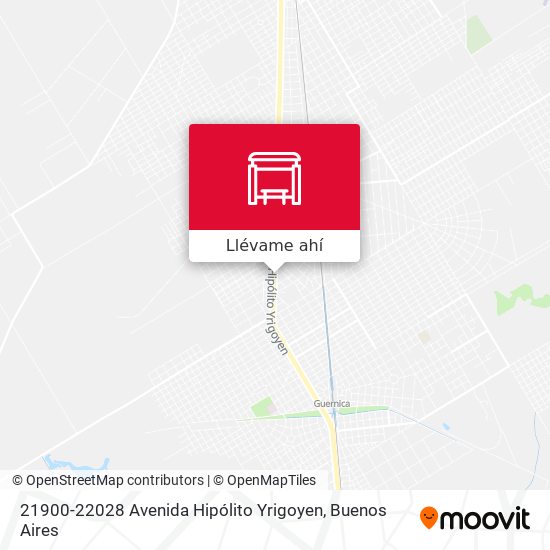 Mapa de 21900-22028 Avenida Hipólito Yrigoyen