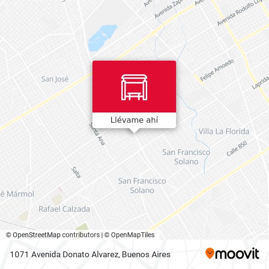 Mapa de 1071 Avenida Donato Alvarez