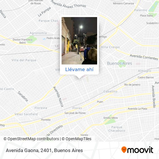Mapa de Avenida Gaona, 2401