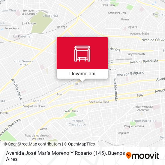 Mapa de Avenida José María Moreno Y Rosario (145)